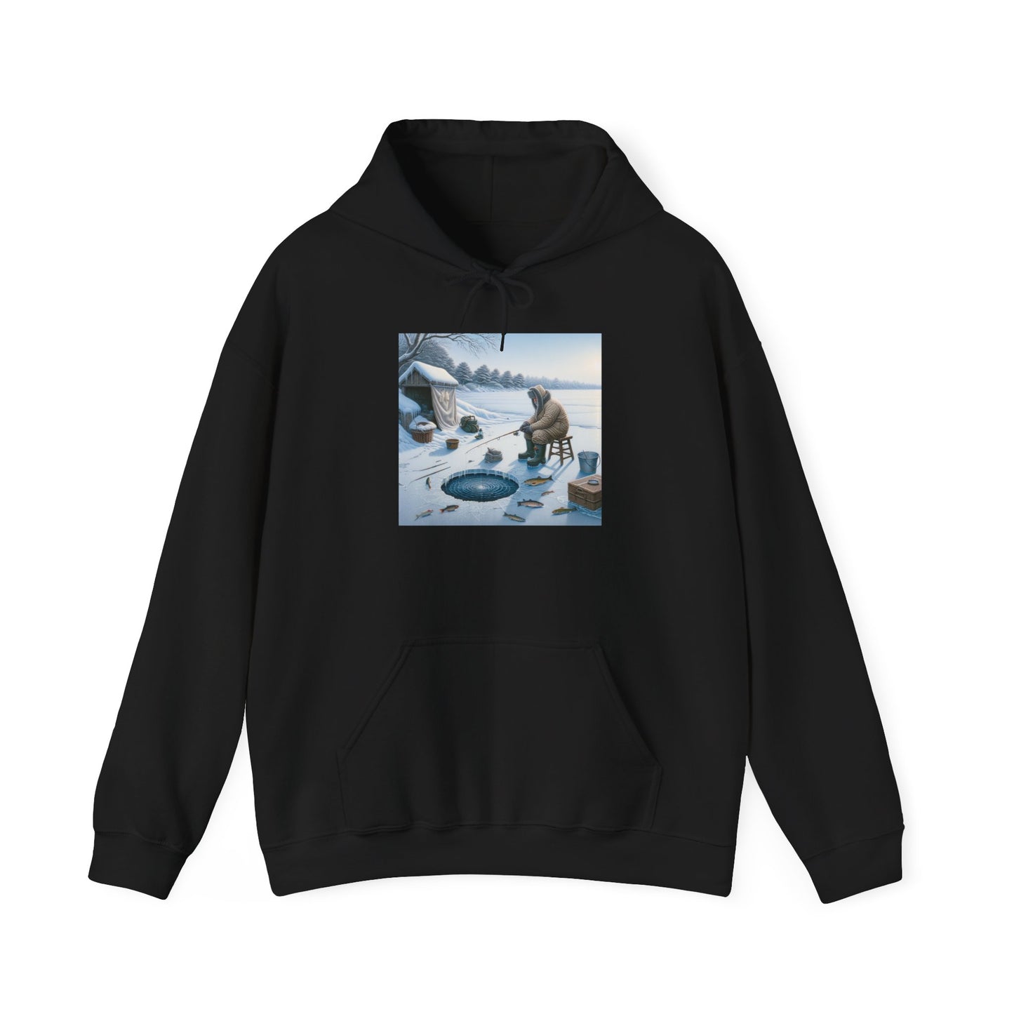 Patience is Key Ice fishing Hoodie