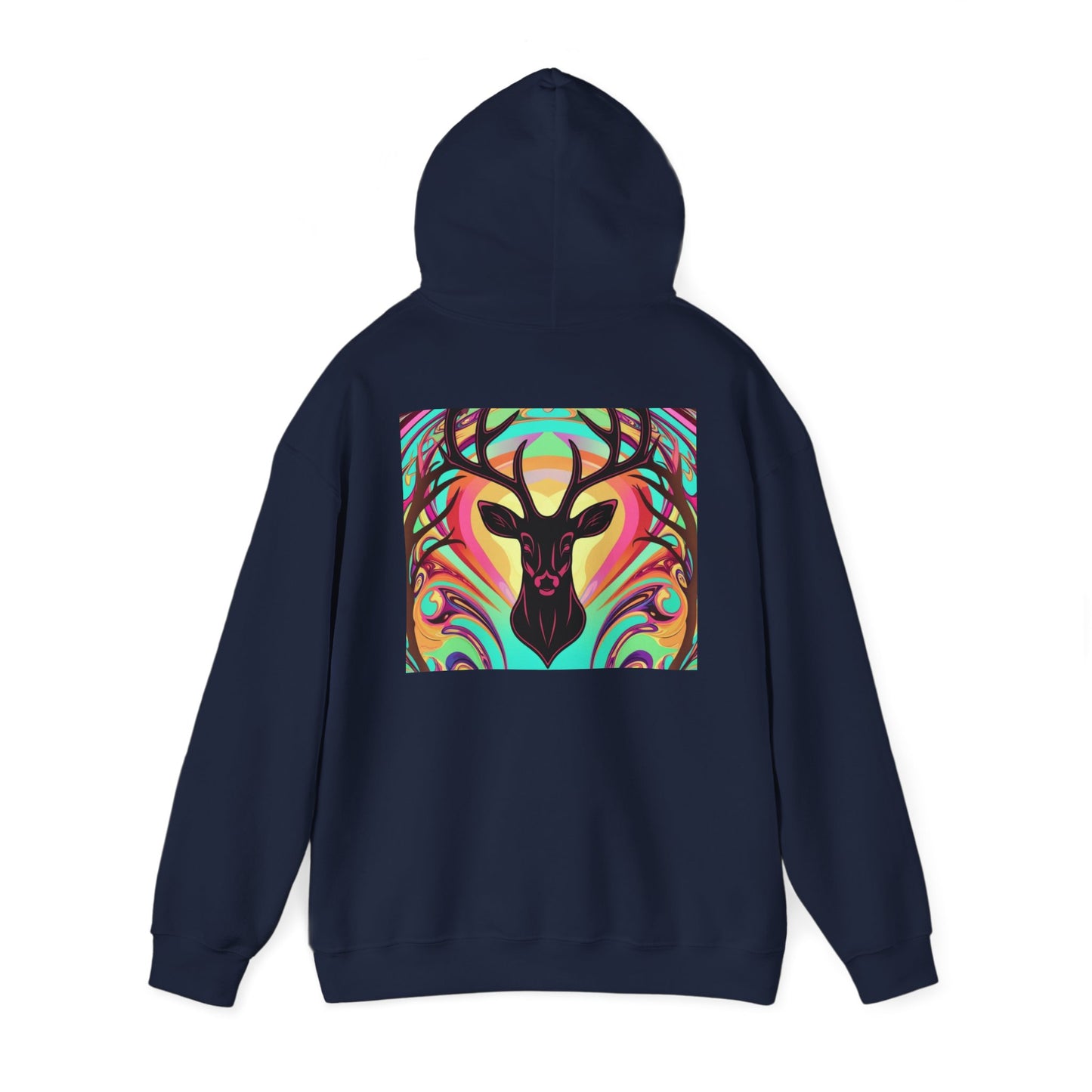 Bohemian Deer Graphic Hoodie | Cozy Unisex Heavy Blend™ Sweatshirt for Nature Lovers