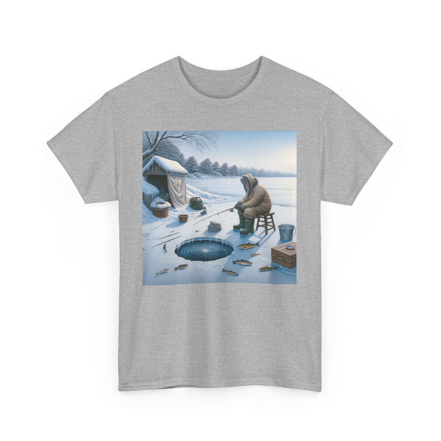 Patience is Kay Ice fishing Tee