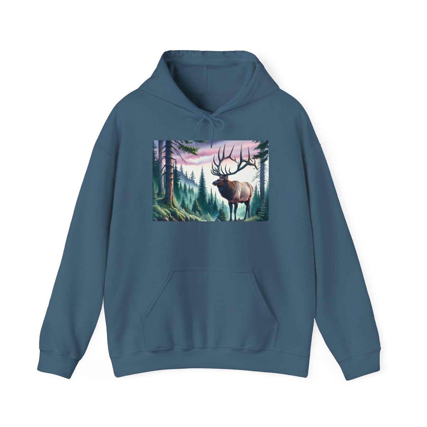 Majestic Elk Nature Hoodie - Unisex Heavy Blend™ Sweatshirt