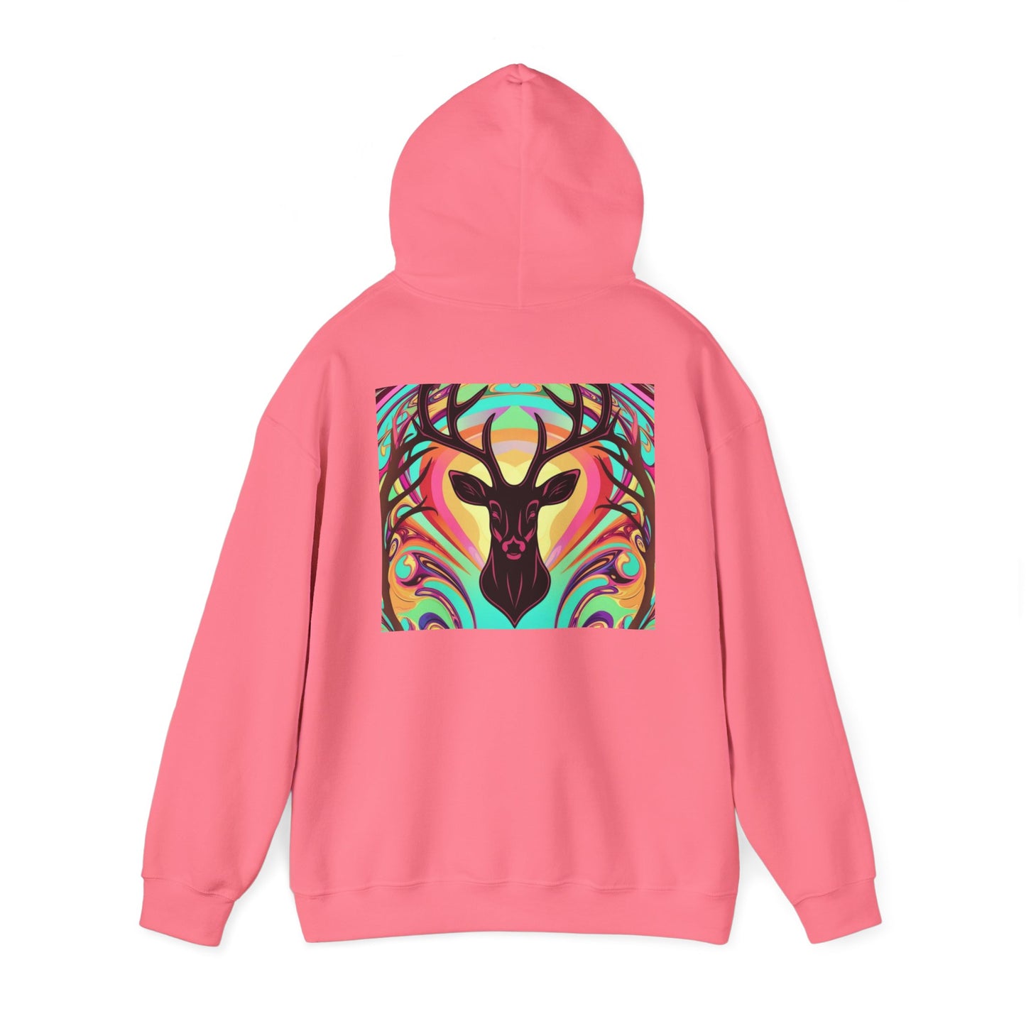 Bohemian Deer Graphic Hoodie | Cozy Unisex Heavy Blend™ Sweatshirt for Nature Lovers