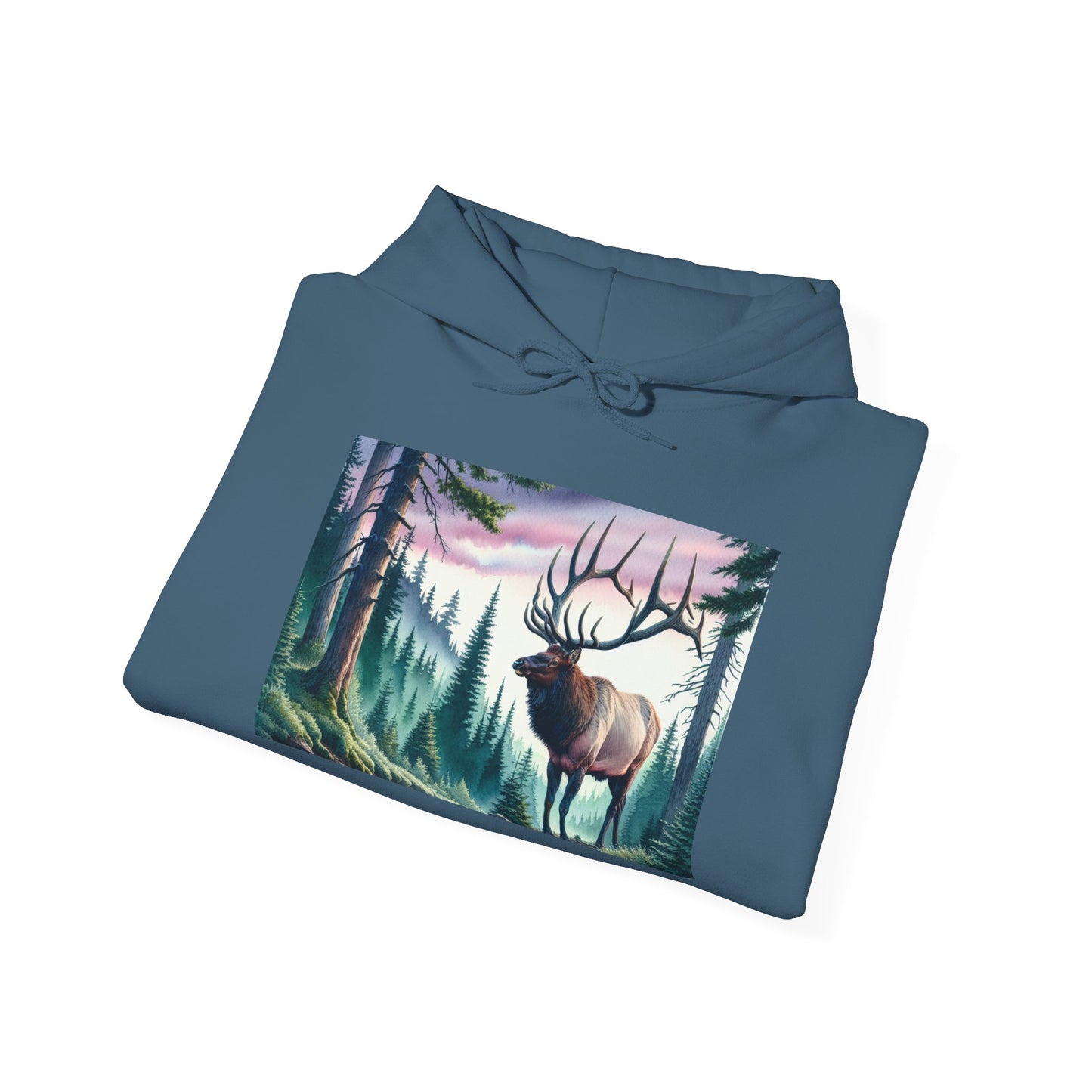 Majestic Elk Nature Hoodie - Unisex Heavy Blend™ Sweatshirt