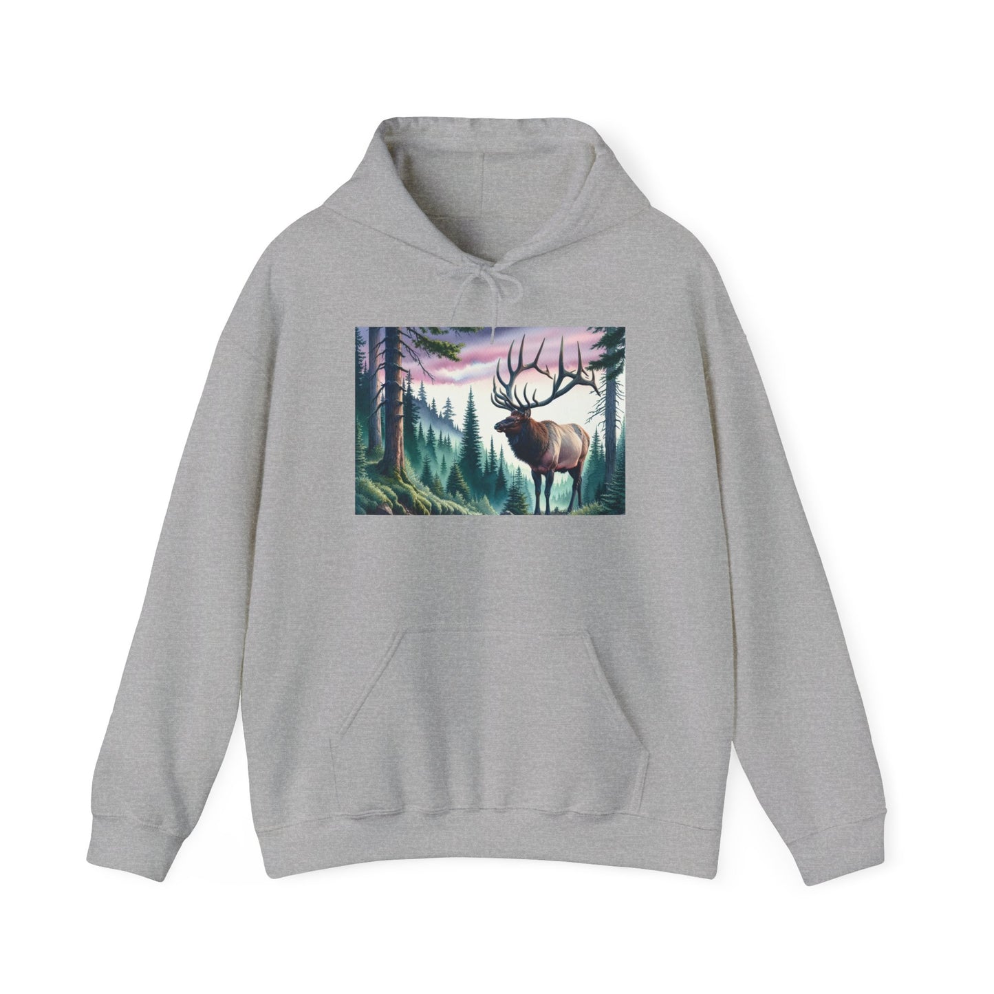 Majestic Elk Nature Hoodie - Unisex Heavy Blend™ Sweatshirt