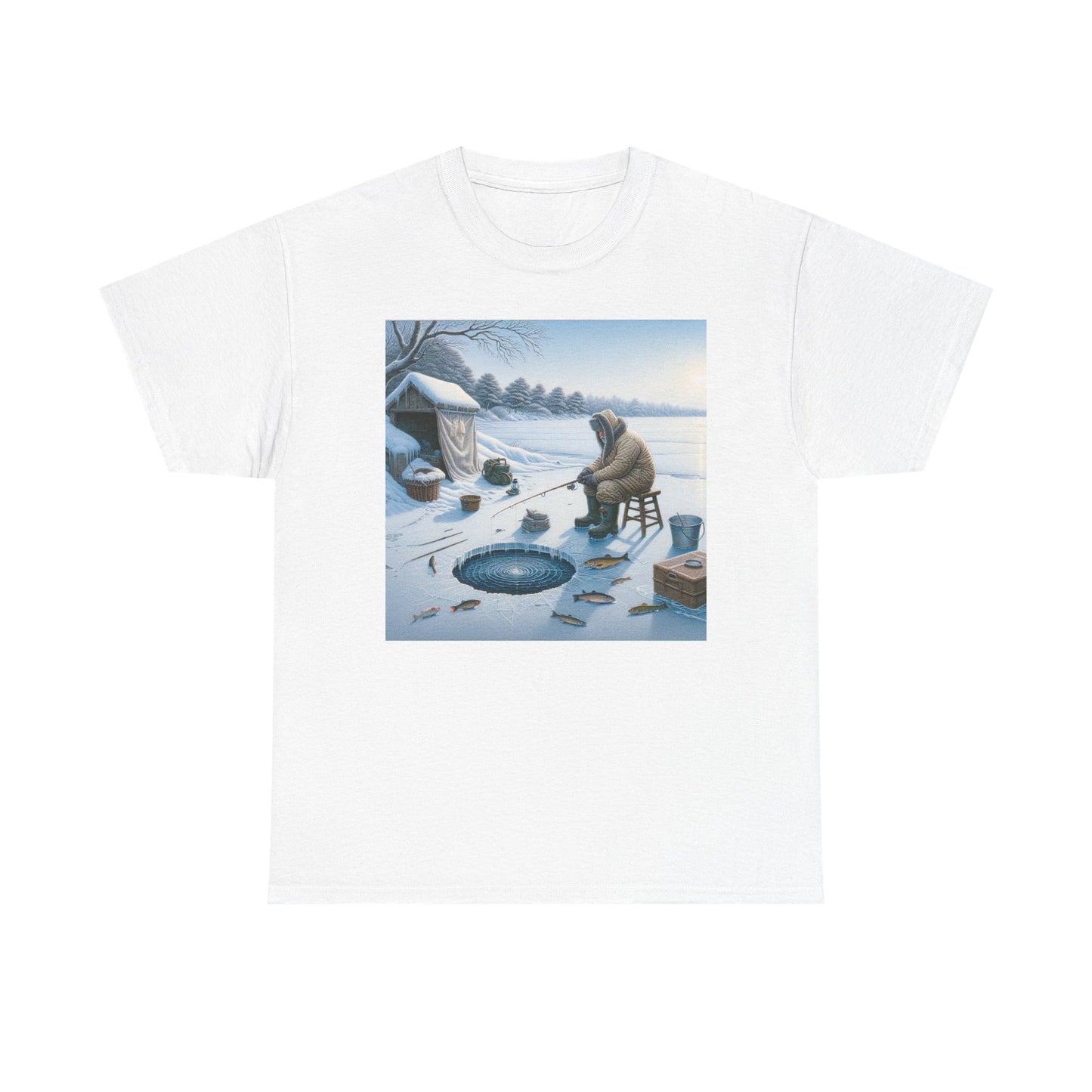 Patience is Kay Ice fishing Tee