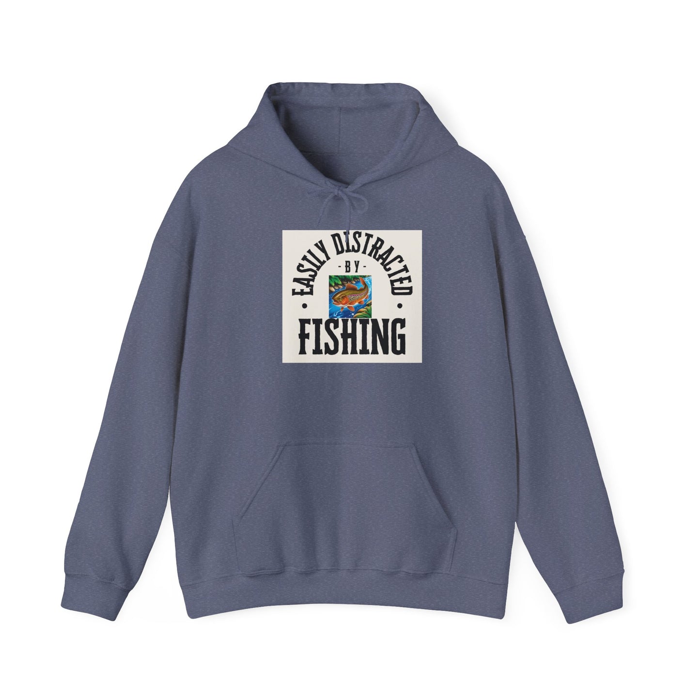 Distracted Fishing Hoodie