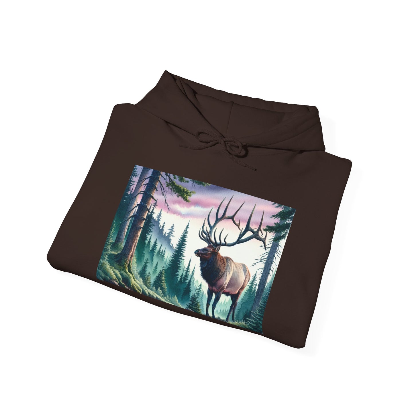 Majestic Elk Nature Hoodie - Unisex Heavy Blend™ Sweatshirt