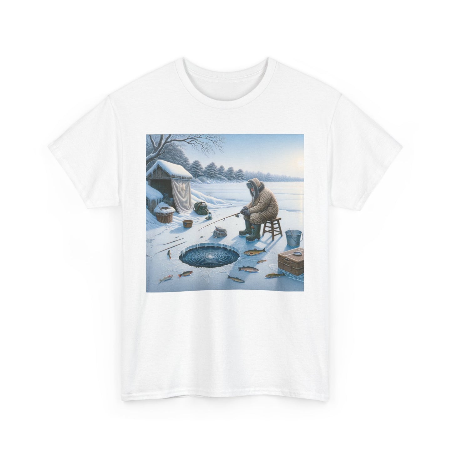 Patience is Kay Ice fishing Tee