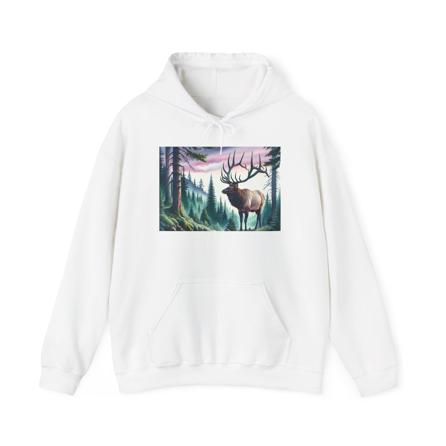 Majestic Elk Nature Hoodie - Unisex Heavy Blend™ Sweatshirt