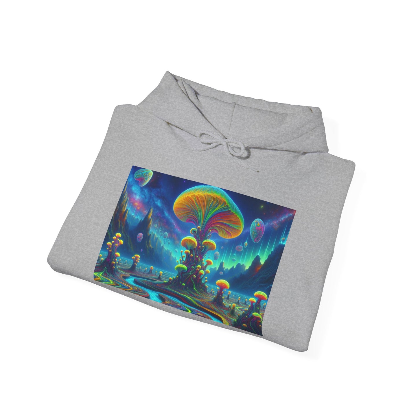 Psychedelic Wonderland Unisex Heavy Blend™ Hooded Sweatshirt