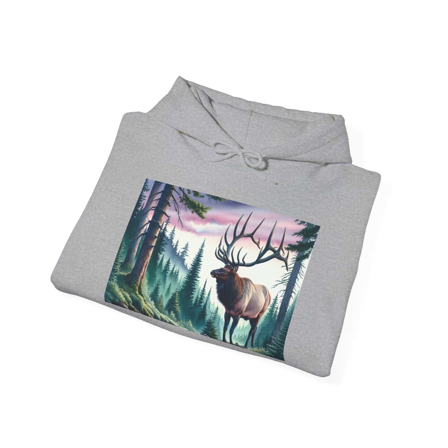 Majestic Elk Nature Hoodie - Unisex Heavy Blend™ Sweatshirt