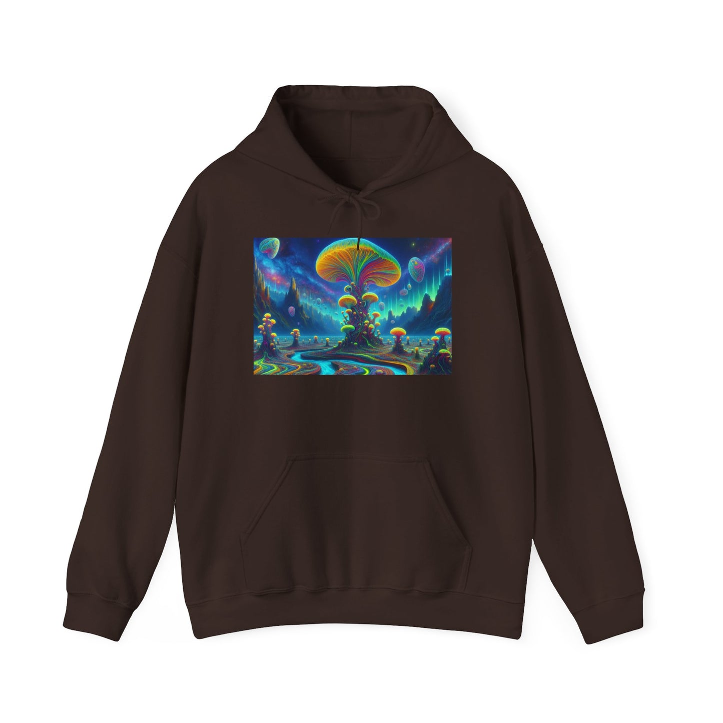 Psychedelic Wonderland Unisex Heavy Blend™ Hooded Sweatshirt