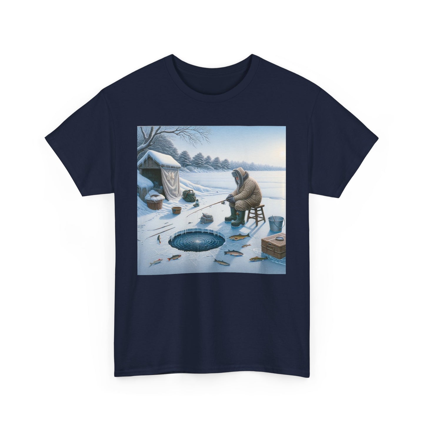 Patience is Kay Ice fishing Tee