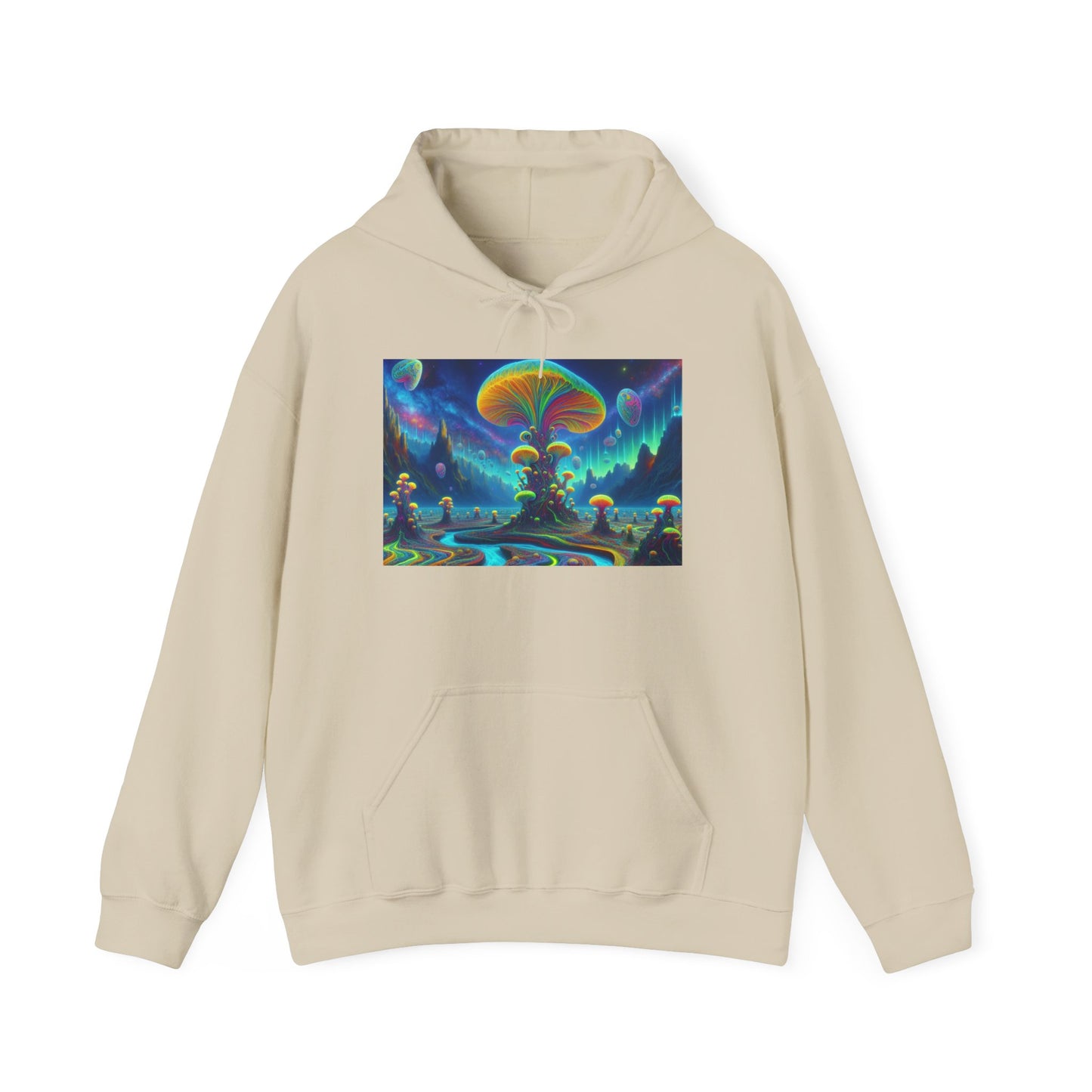 Psychedelic Wonderland Unisex Heavy Blend™ Hooded Sweatshirt