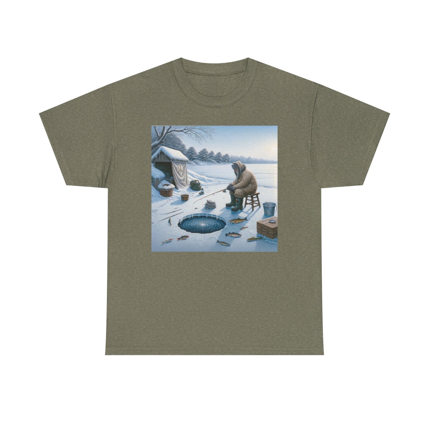 Patience is Kay Ice fishing Tee