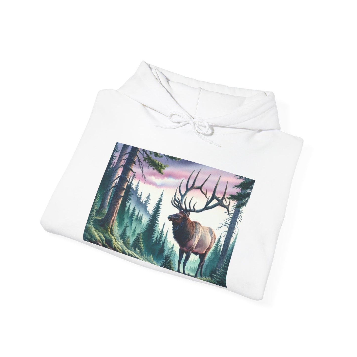 Majestic Elk Nature Hoodie - Unisex Heavy Blend™ Sweatshirt