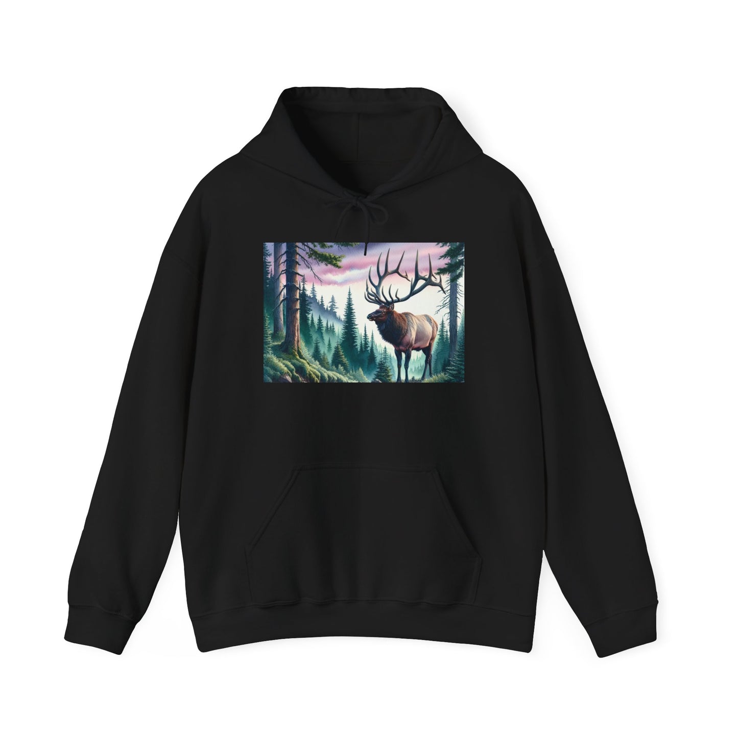 Majestic Elk Nature Hoodie - Unisex Heavy Blend™ Sweatshirt