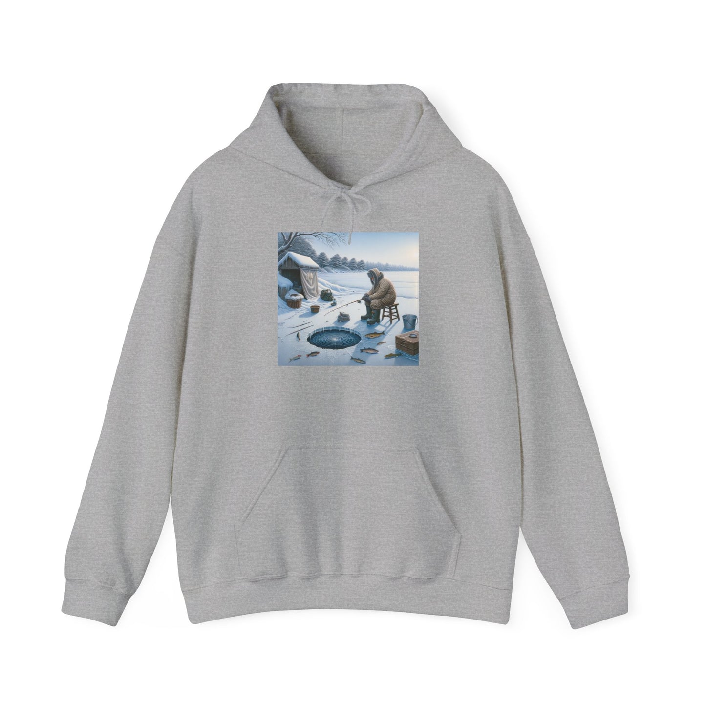 Patience is Key Ice fishing Hoodie