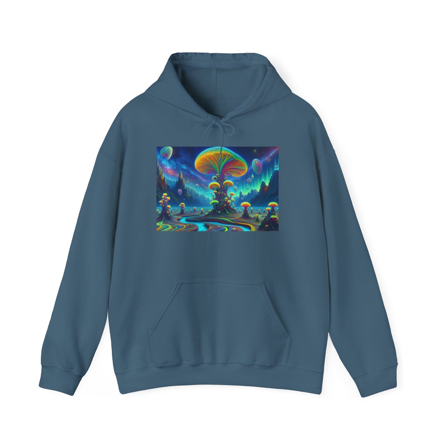 Psychedelic Wonderland Unisex Heavy Blend™ Hooded Sweatshirt