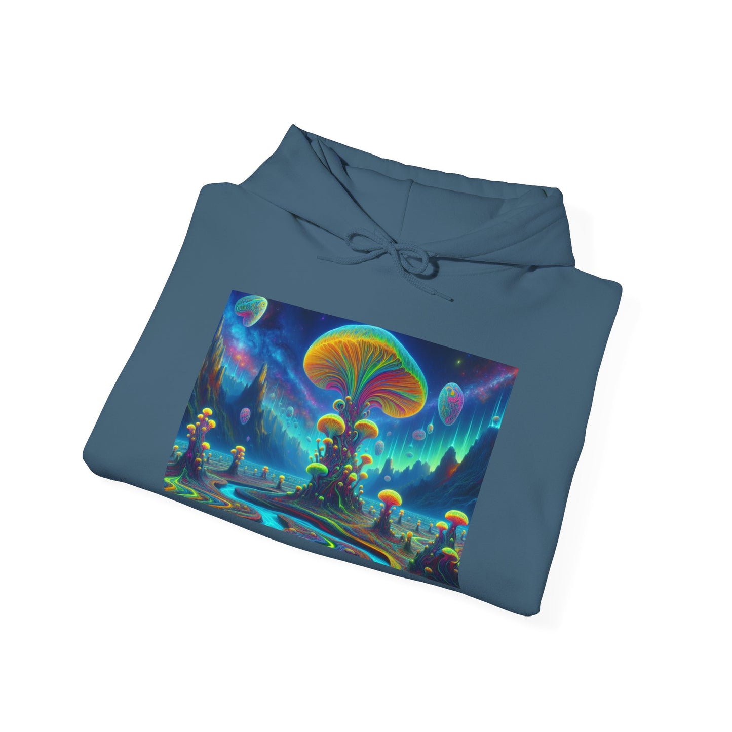 Psychedelic Wonderland Unisex Heavy Blend™ Hooded Sweatshirt