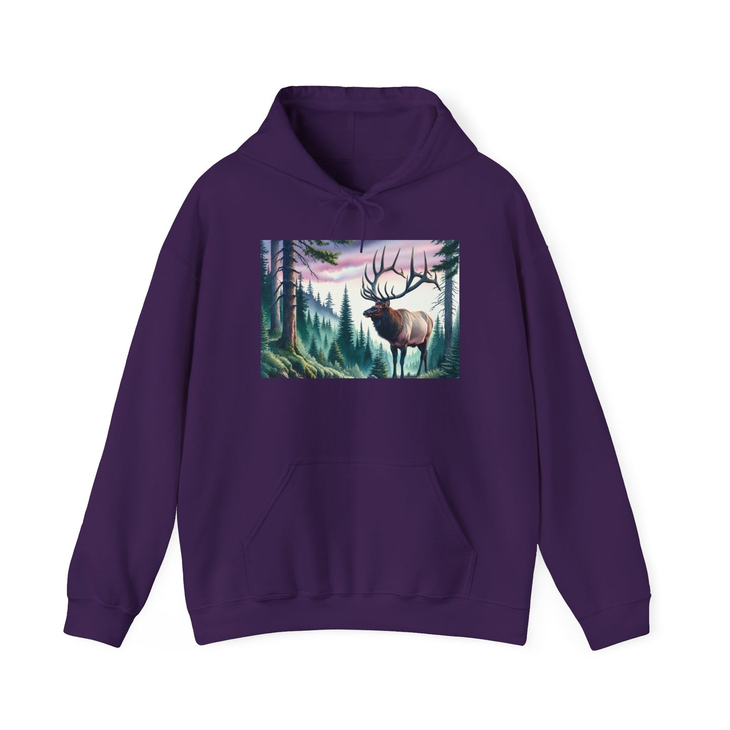 Majestic Elk Nature Hoodie - Unisex Heavy Blend™ Sweatshirt