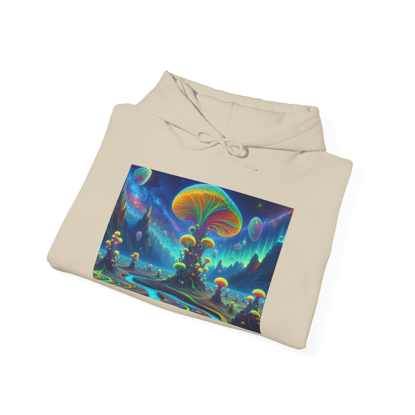 Psychedelic Wonderland Unisex Heavy Blend™ Hooded Sweatshirt