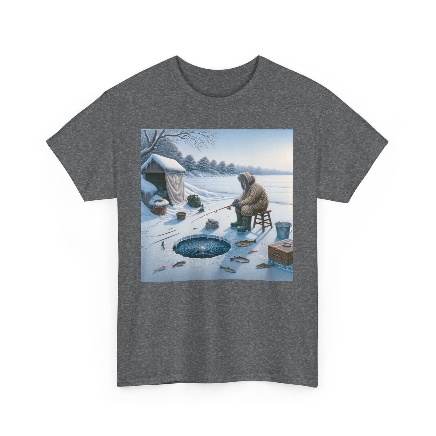 Patience is Kay Ice fishing Tee